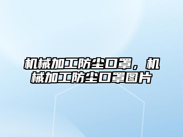 機(jī)械加工防塵口罩,，機(jī)械加工防塵口罩圖片